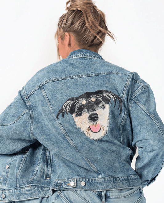 The Pet Oversized Denim Jacket - Love, Baxter