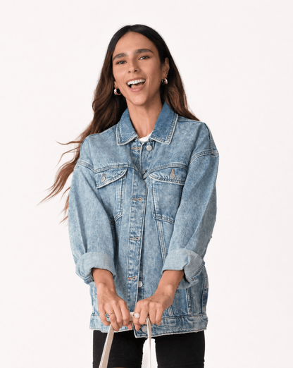 The Pet Oversized Denim Jacket - Love, Baxter