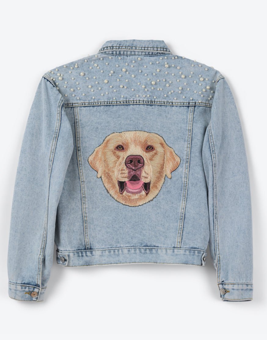 The Pet Pearl Denim Jacket - Love, Baxter