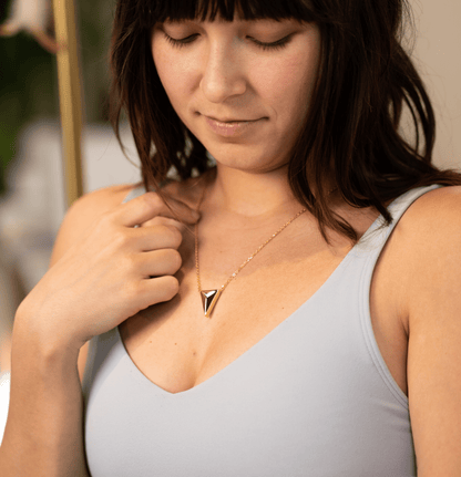 The Pyramid Pet Cremation Necklace - Love, Baxter