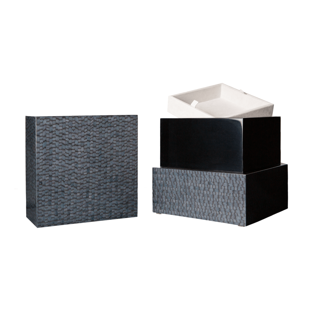 The Stanton Pet Urn in Navy - Love, Baxter