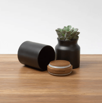 The Vega Vase Pet Urn in Black - Love, Baxter