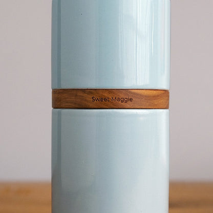 The Vega Vase Pet Urn in Blue - Love, Baxter