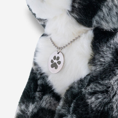 Thumbies Cat Pet Memorial Pawprint Pendant Plush - Love, Baxter
