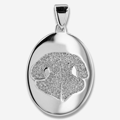 Thumbies Pet Memorial Noseprint Classic Pendant - Love, Baxter