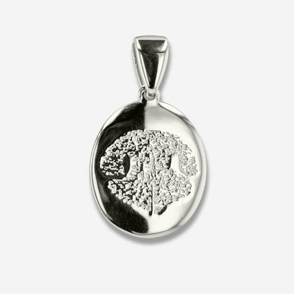 Thumbies Pet Memorial Noseprint Classic Pendant - Love, Baxter