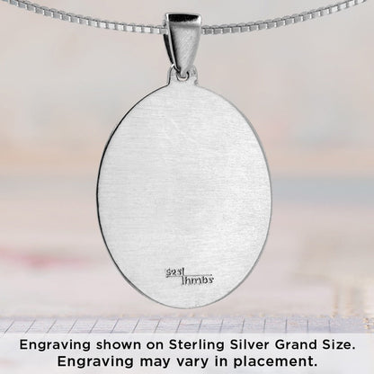 Thumbies Pet Memorial Noseprint Classic Pendant - Love, Baxter