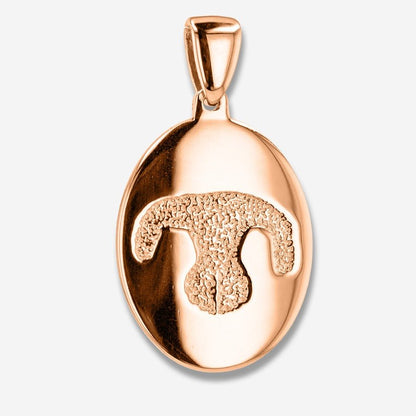 Thumbies Pet Memorial Noseprint Classic Pendant - Love, Baxter