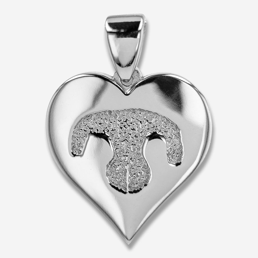 Thumbies Pet Memorial Noseprint Heartfelt Pendant - Love, Baxter