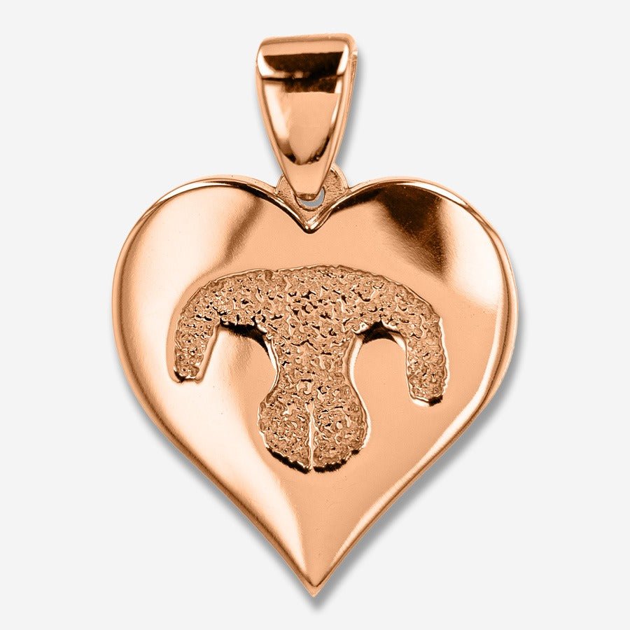 Thumbies Pet Memorial Noseprint Heartfelt Pendant - Love, Baxter