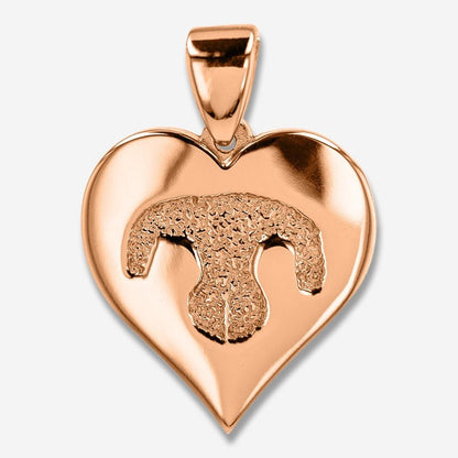 Thumbies Pet Memorial Noseprint Heartfelt Pendant - Love, Baxter