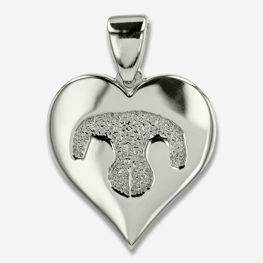 Thumbies Pet Memorial Noseprint Heartfelt Pendant - Love, Baxter