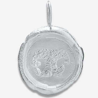 Thumbies Pet Memorial Noseprint Organics Charm - Love, Baxter