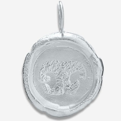 Thumbies Pet Memorial Noseprint Organics Charm - Love, Baxter