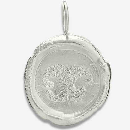 Thumbies Pet Memorial Noseprint Organics Charm - Love, Baxter