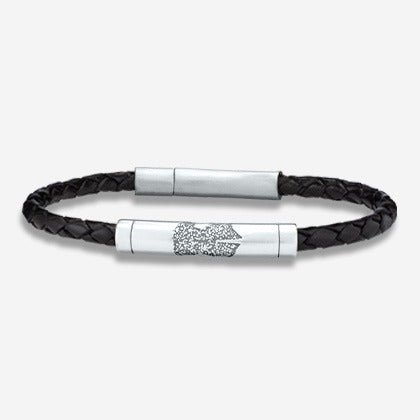 Thumbies Pet Memorial Noseprint Slide Bracelet - Love, Baxter