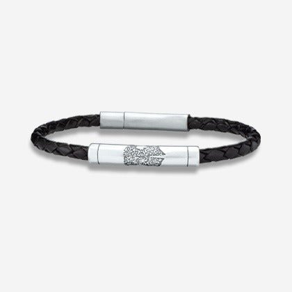 Thumbies Pet Memorial Noseprint Slide Bracelet - Love, Baxter