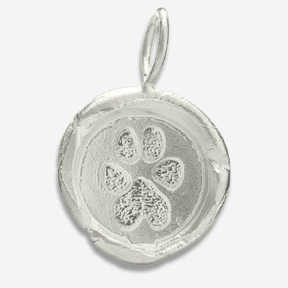 Thumbies Pet Memorial Pawprint Organics Charm - Love, Baxter