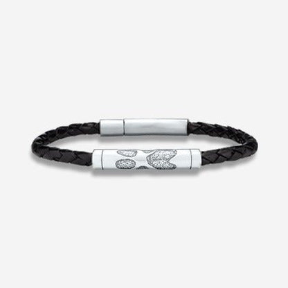 Thumbies Pet Memorial Pawprint Slide Bracelet - Love, Baxter