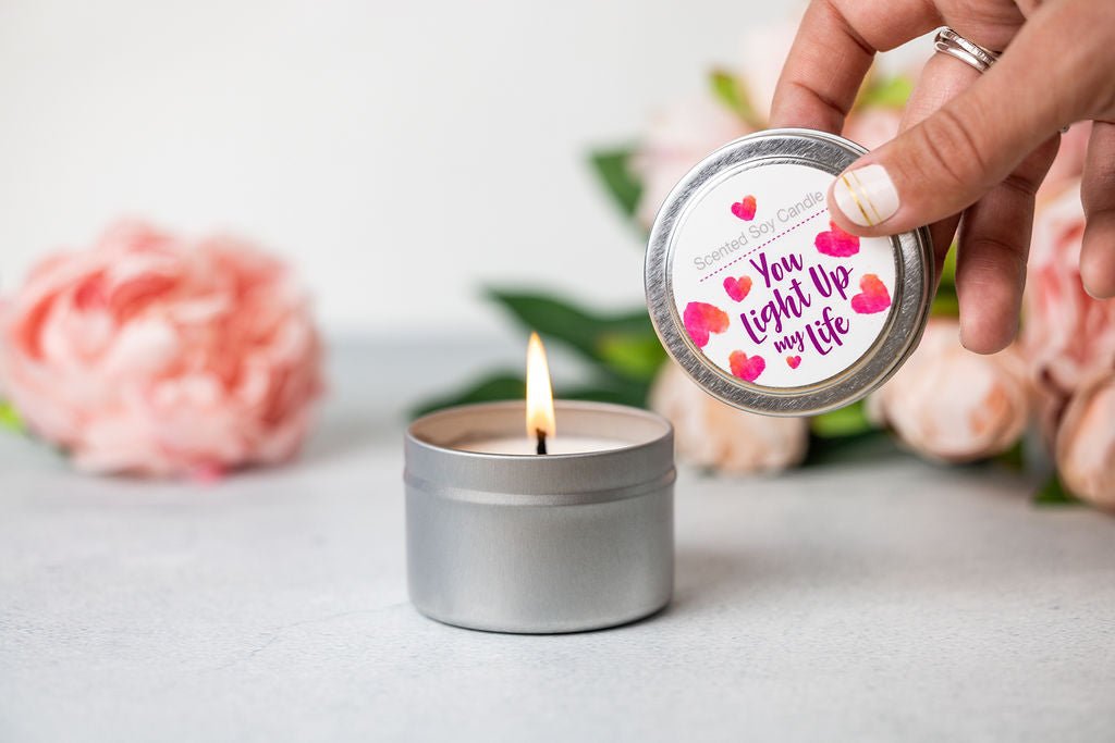 Tin Soy Candle Trio - Love, Baxter