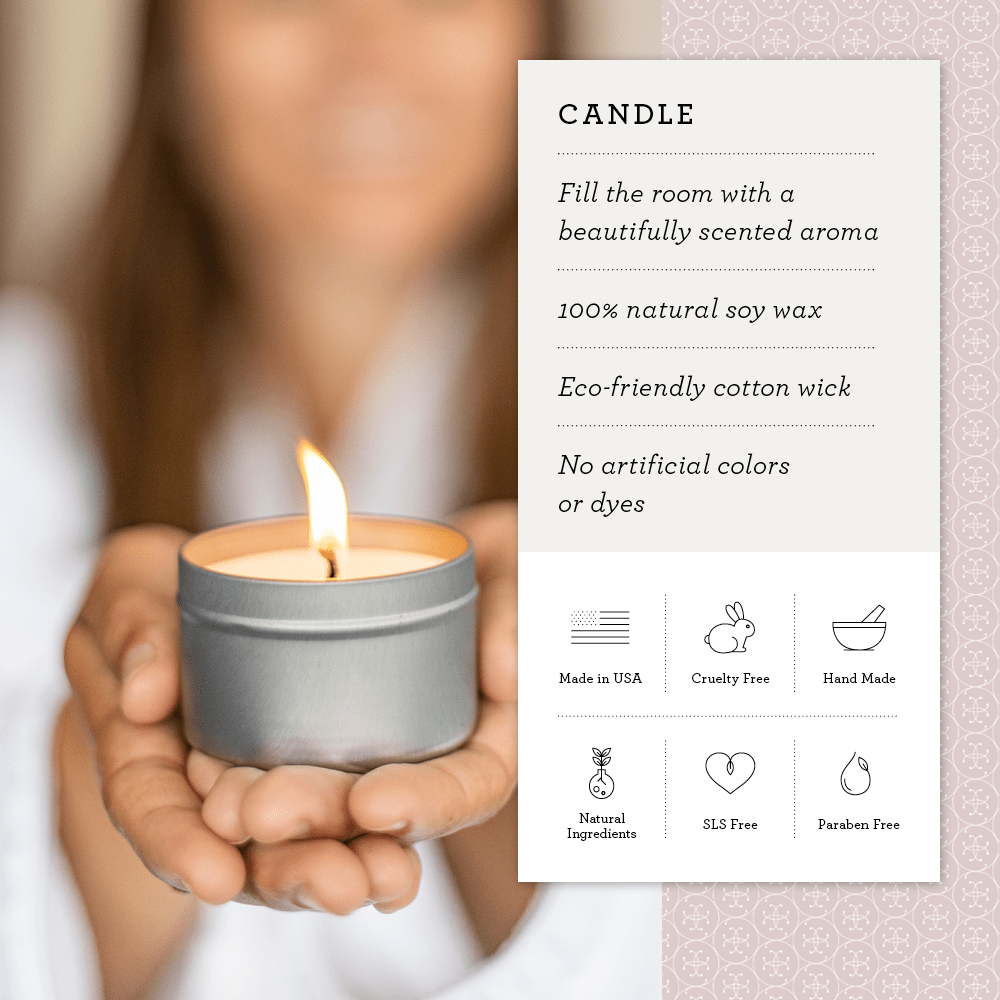 Tin Soy Candle Trio - Love, Baxter
