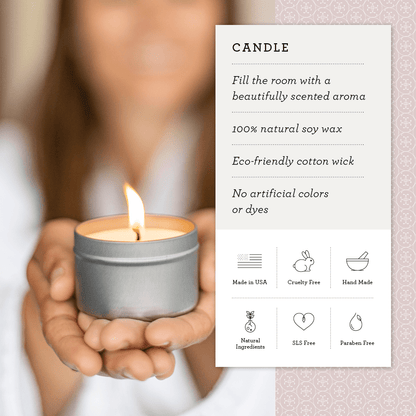 Tin Soy Candle Trio - Love, Baxter
