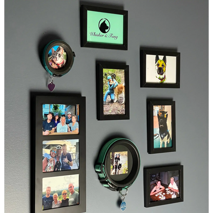 Cat Collar Picture Frame - "The Garfield"