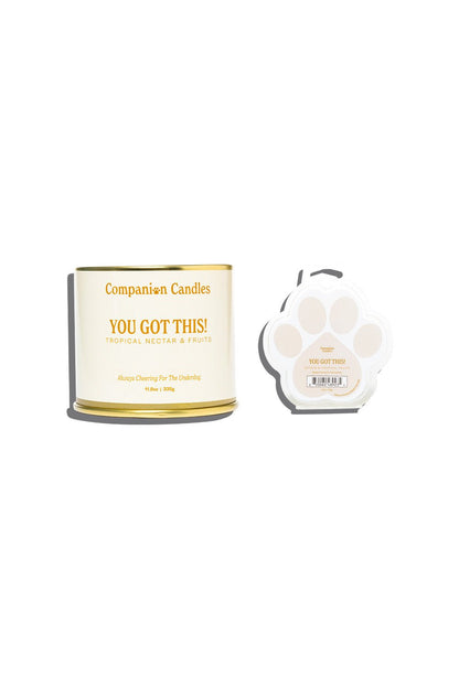 You Got This! Pet - Safe Dream Candle Duo - Love, Baxter