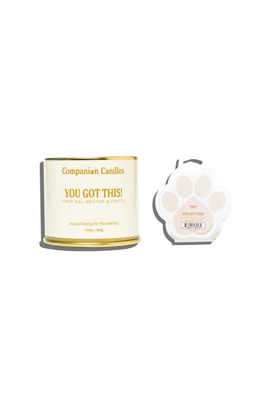 You Got This! Pet - Safe Dream Candle Duo - Love, Baxter